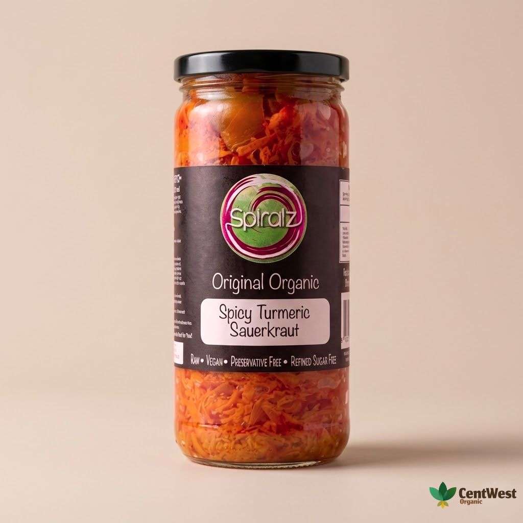 Organic Sauerkraut - Spicy Turmeric 430g (Australia)