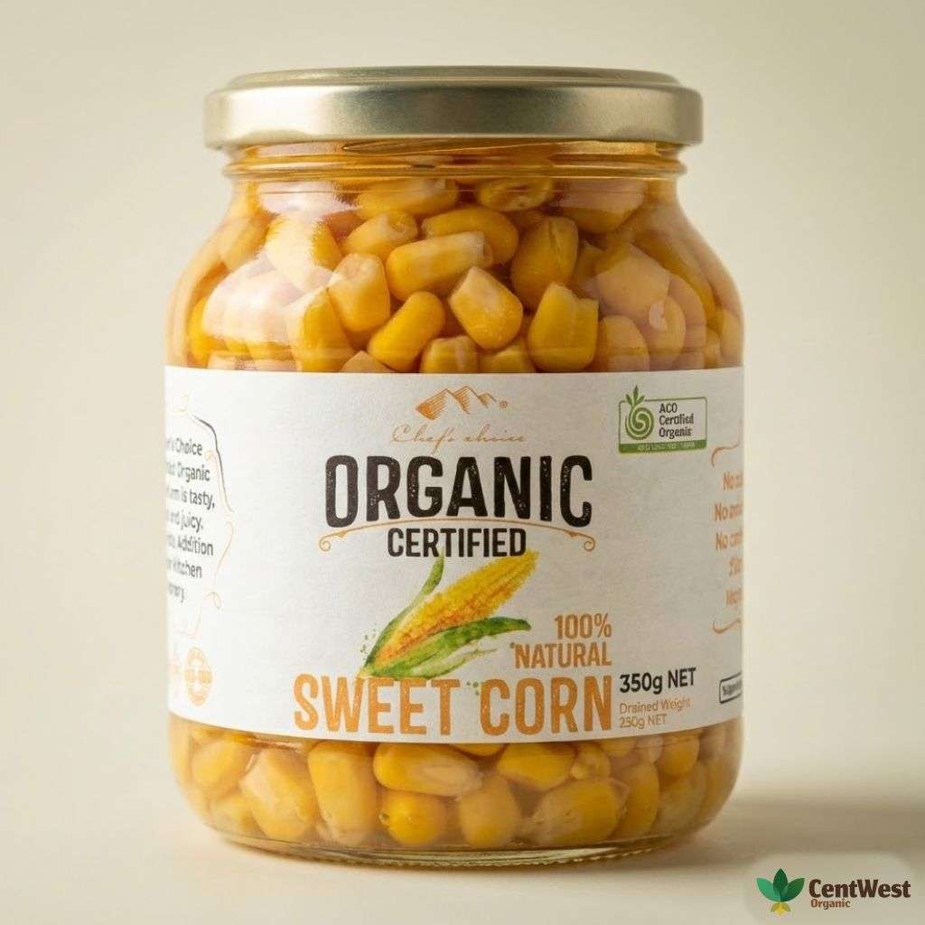Organic Sweet Corn Kernel 350g (Australia)