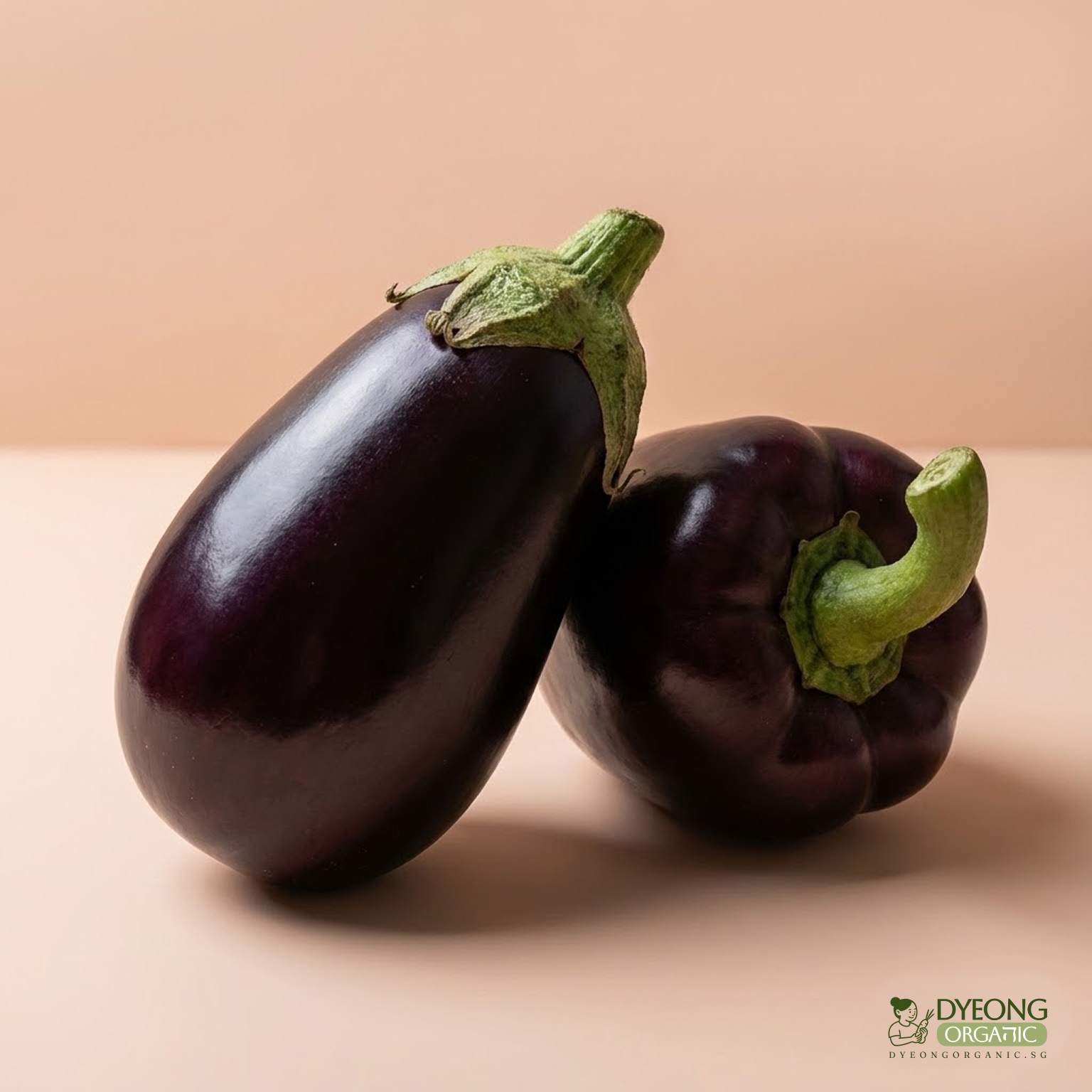 Organic Eggplant (each) Australia