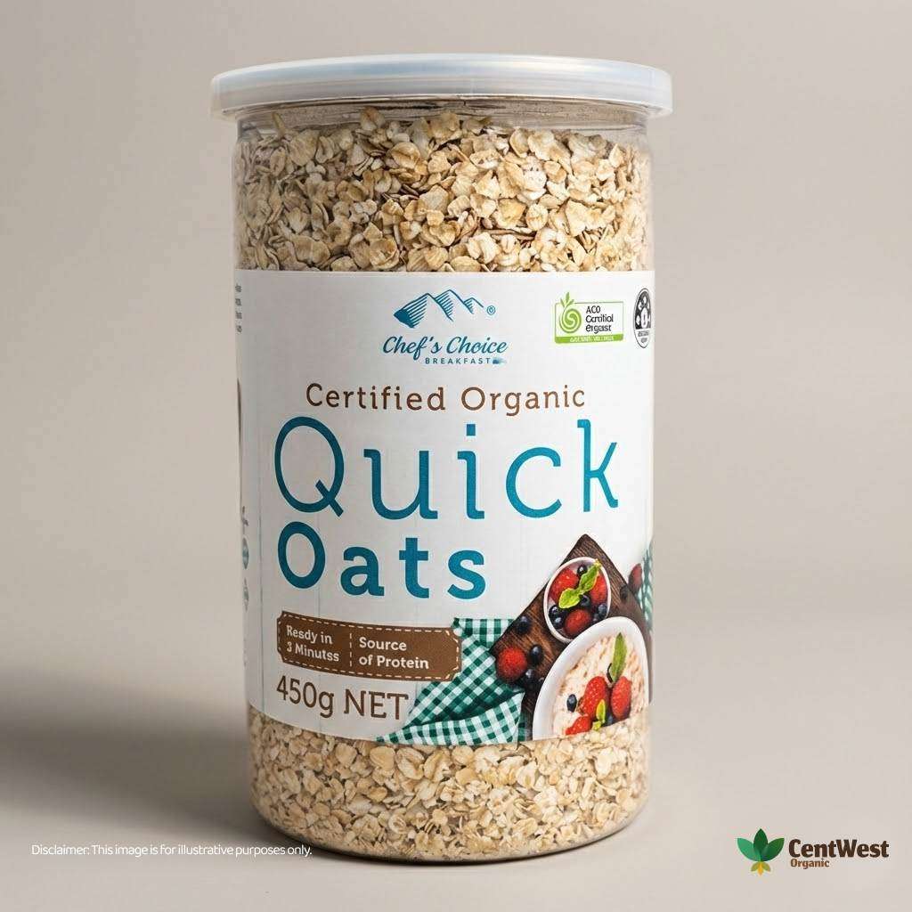 Organic Oats - Quick 450g (Australia)